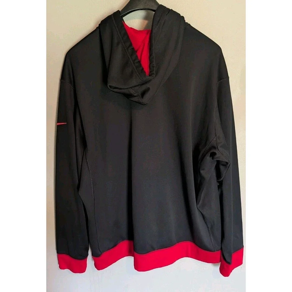 Nike Ohio State Buckeyes Therma-Fit Black Hoodie Sweatshirt Size 2XL